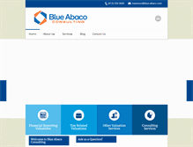 Tablet Screenshot of blue-abaco.com